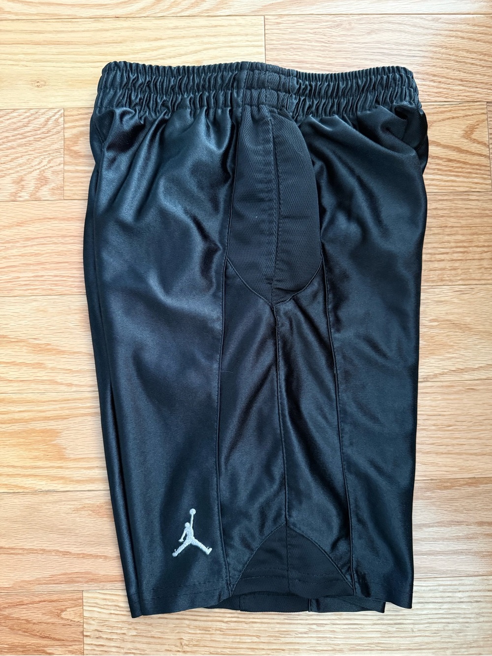 Nike Jumpman Jordan black basketball embroidered logo shorts